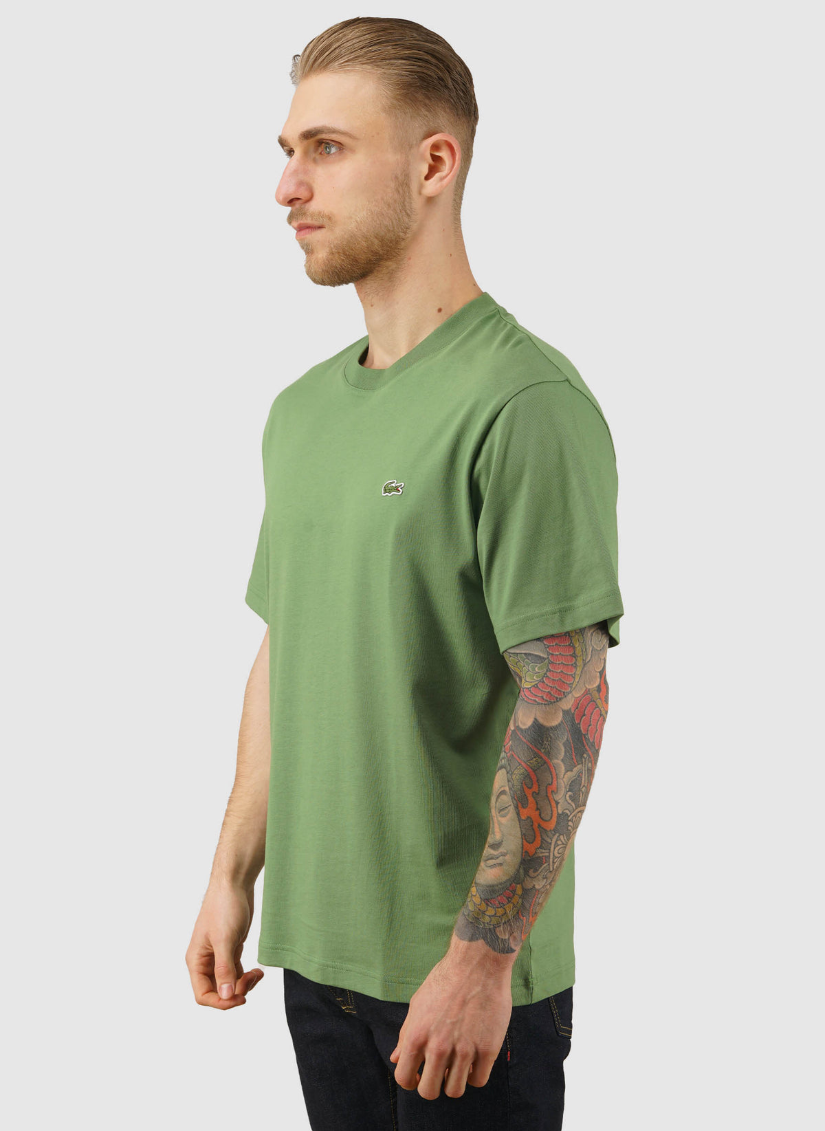 Rundhals T-Shirt - Lamb's Lettuce