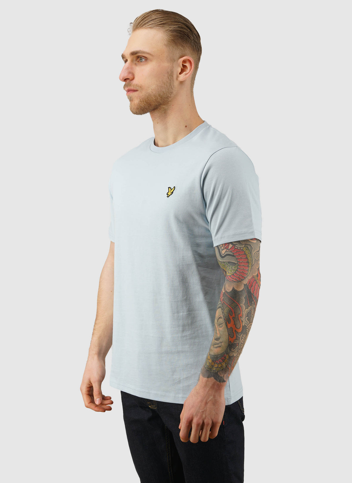 Plain T-Shirt - Opal Blue