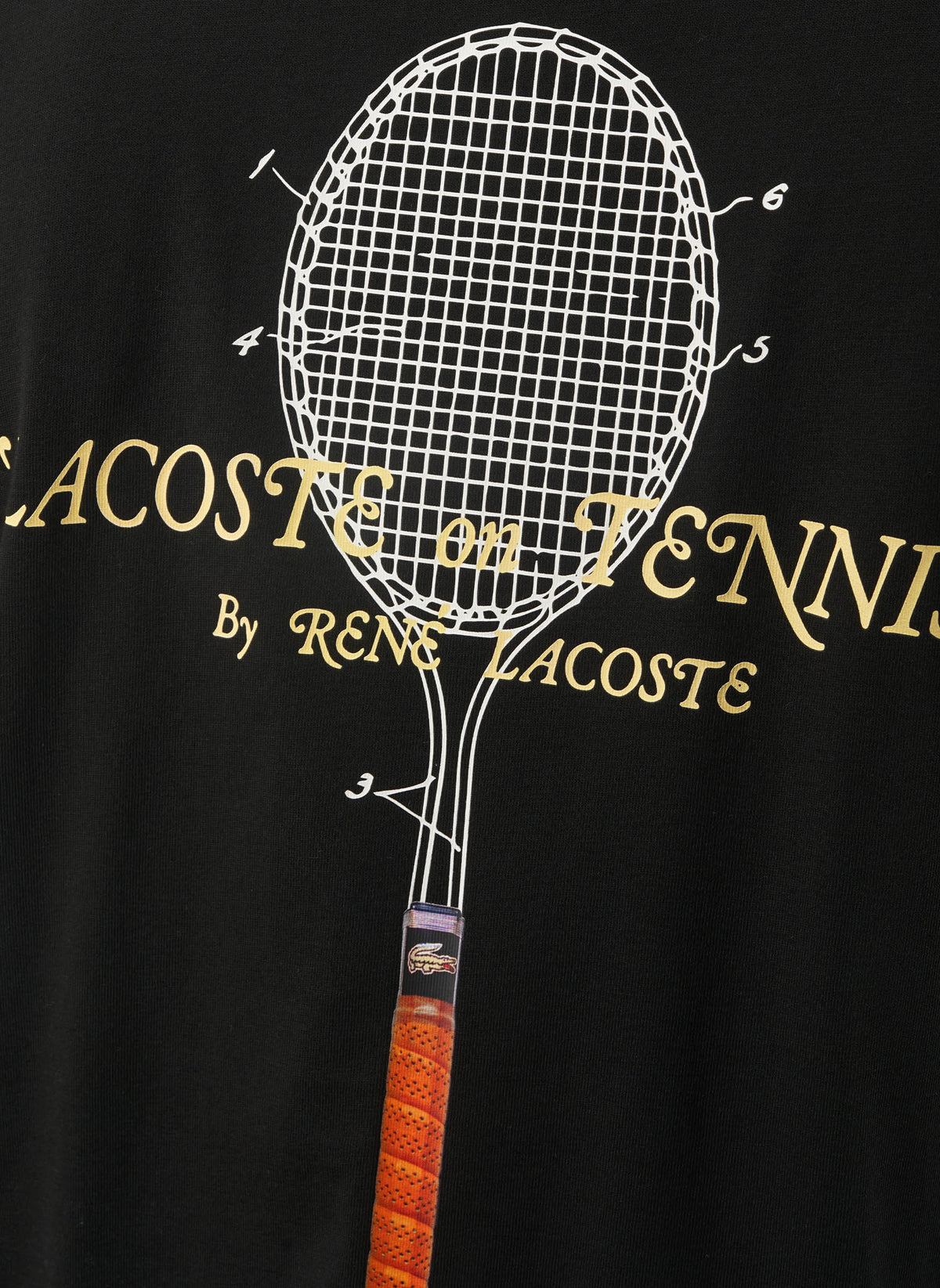 Jersey Print T-Shirt - Black