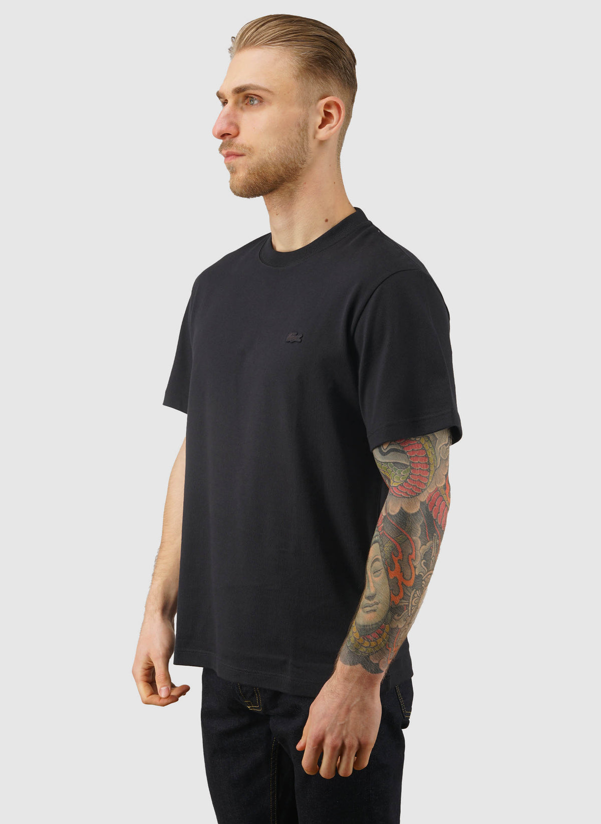 Jersey Print T-Shirt - Blackbird