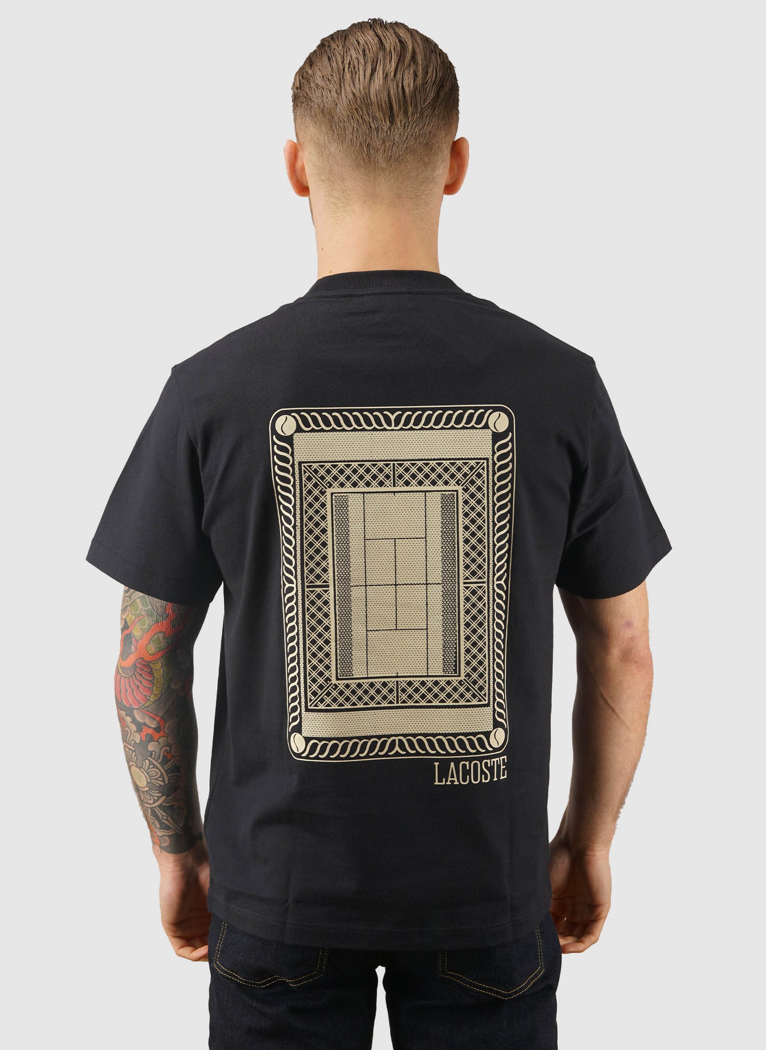 Jersey Print T-Shirt - Blackbird