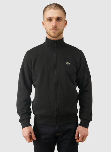 Classic Sweatshirt Jacket - Black