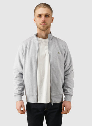Classic Sweatshirt Jacket - Silver Chine