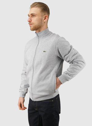 Classic Sweatshirt Jacket - Silver Chine