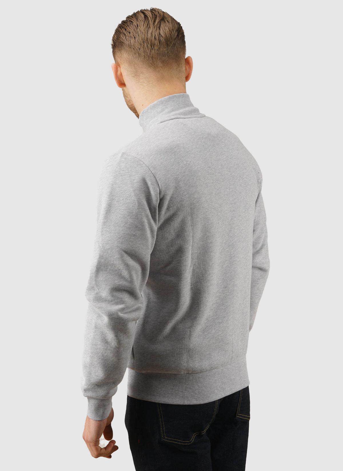 Classic Sweatshirt Jacket - Silver Chine