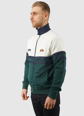 Rimini Tracktop - Dark Green/Off White