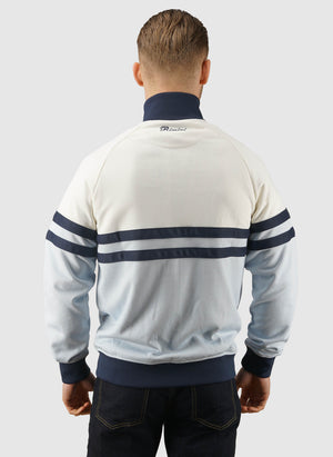 Rimini Tracktop - Off White/Light Blue
