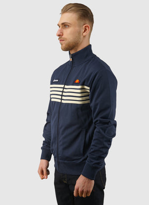 Vicenza Tracktop - Navy/Light Yellow