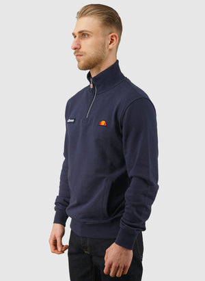 Pelegrini 1/4 Zip Sweatshirt - Navy