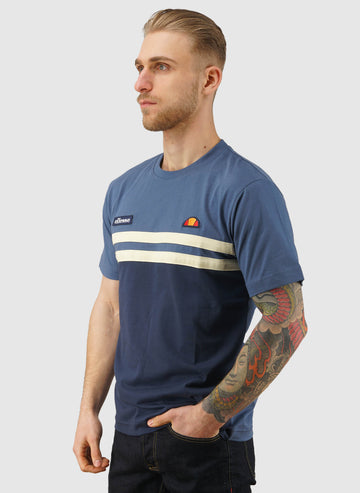 Venire T-Shirt - Navy/Light Yellow
