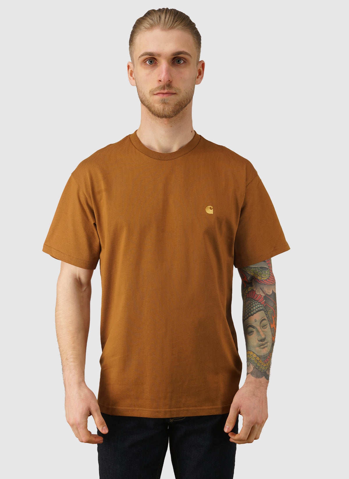Chase T-Shirt - Hamilton Brown/Gold