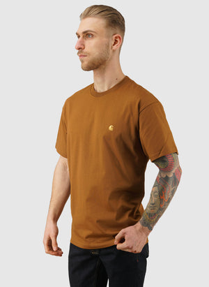 Chase T-Shirt - Hamilton Brown/Gold