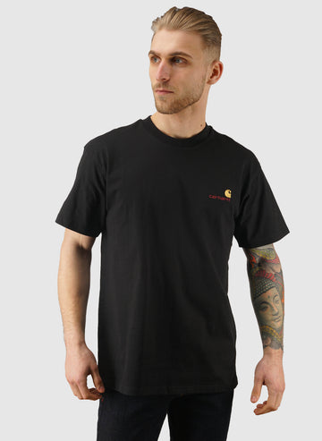 American Script T-Shirt - Black