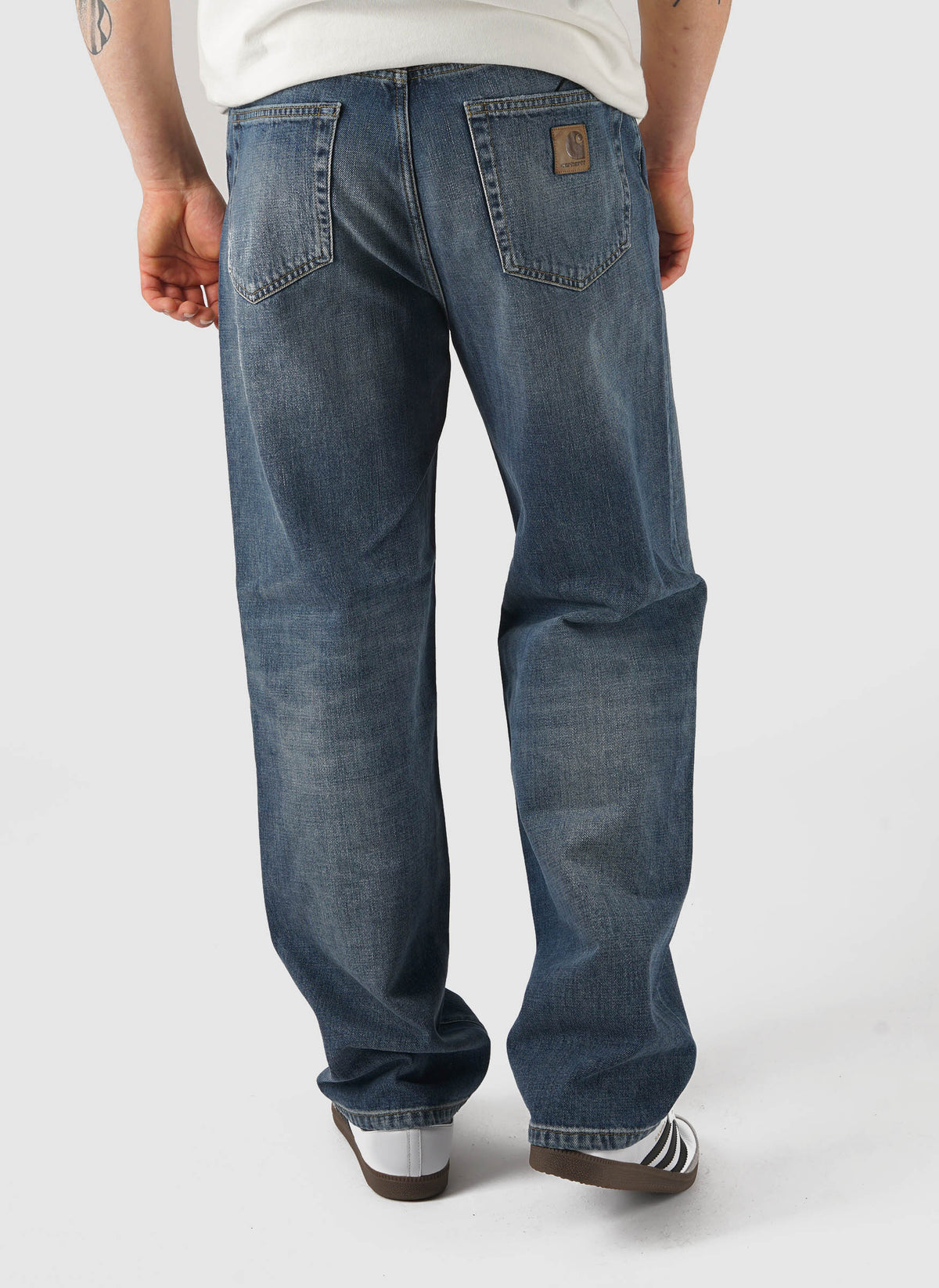Aaron Pant Camano Denim - Blue Dark Used Washed