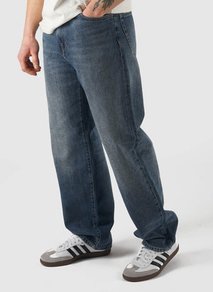 Aaron Pant Camano Denim - Blue Dark Used Washed