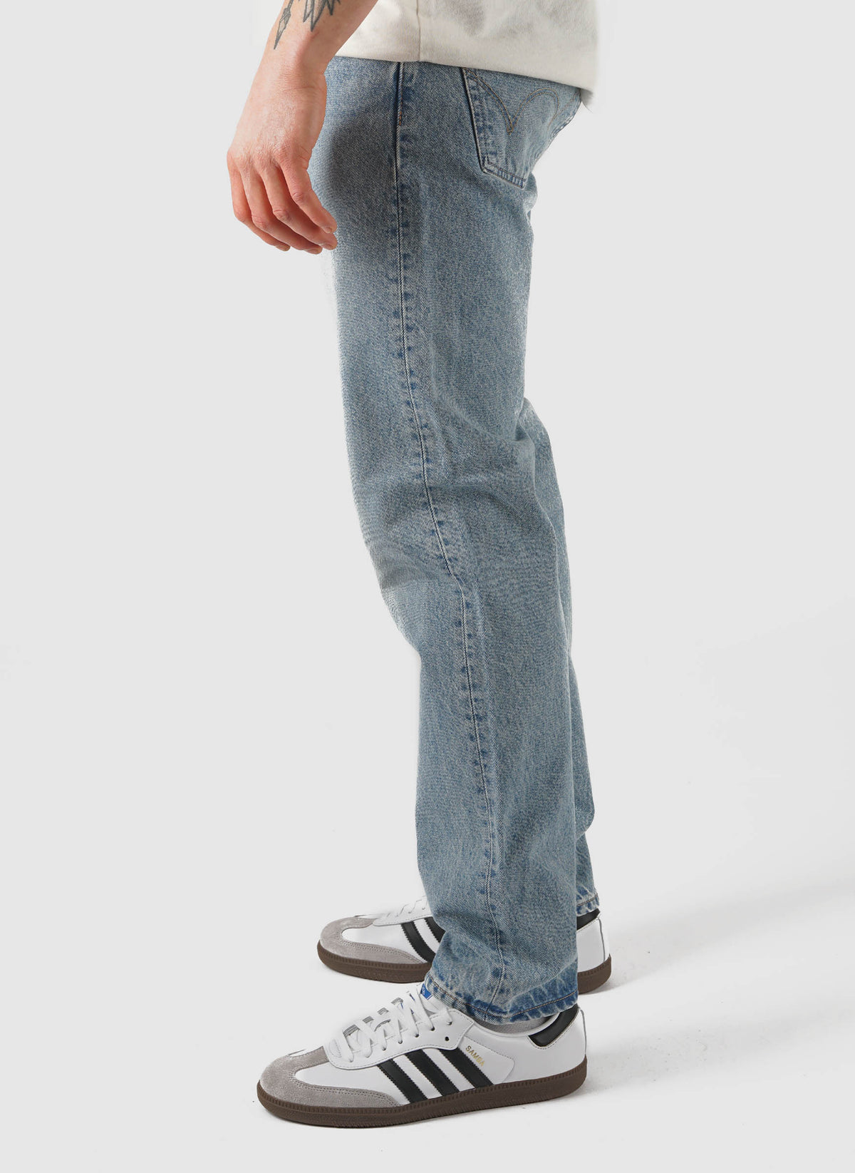 Regular Tapered Denim - Mid Light Used