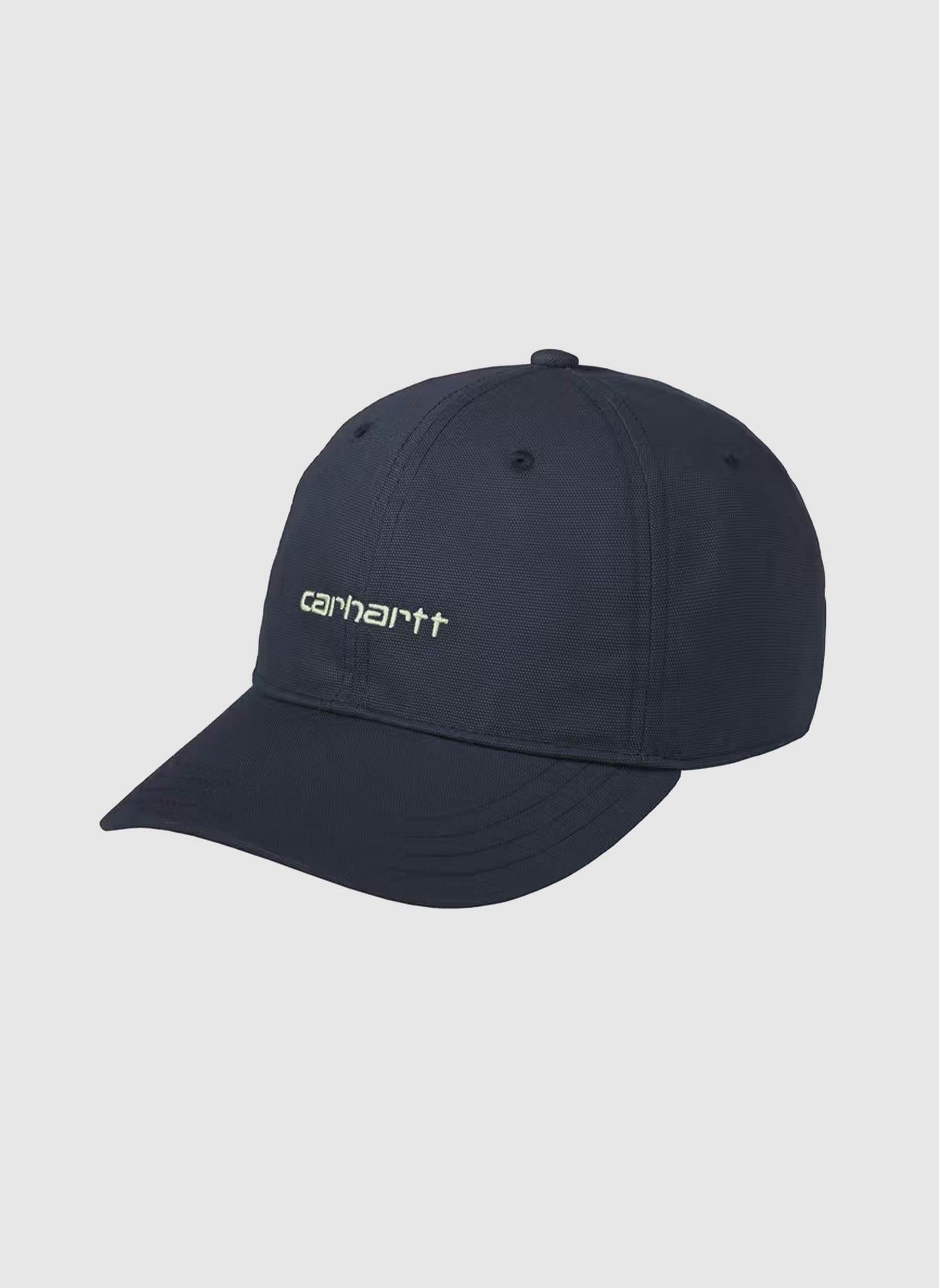 Canvas Script Cap - Deep Night/Gentle Green