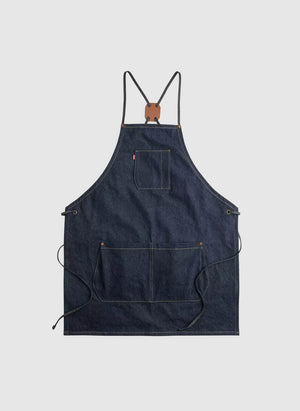 Denim-Schürze - Indigo Rinse