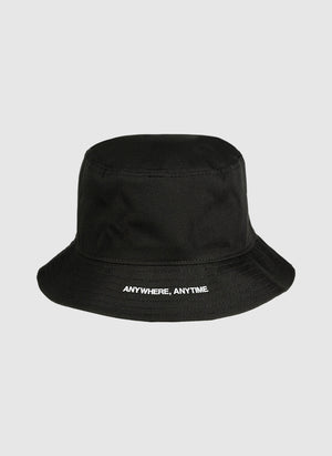 Anywhere Anytime Bucket Hat - Black