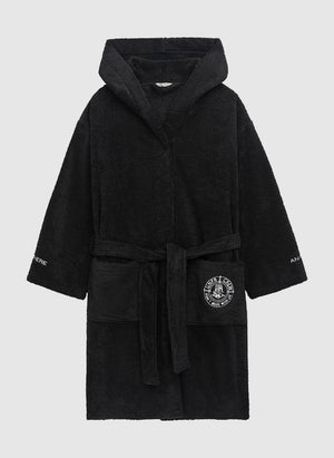 Anywhere Anytime Bathrobe - Black
