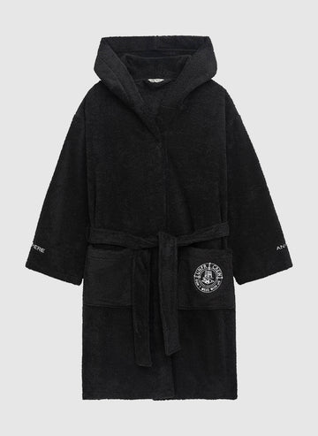 Anywhere Anytime Bathrobe - Black