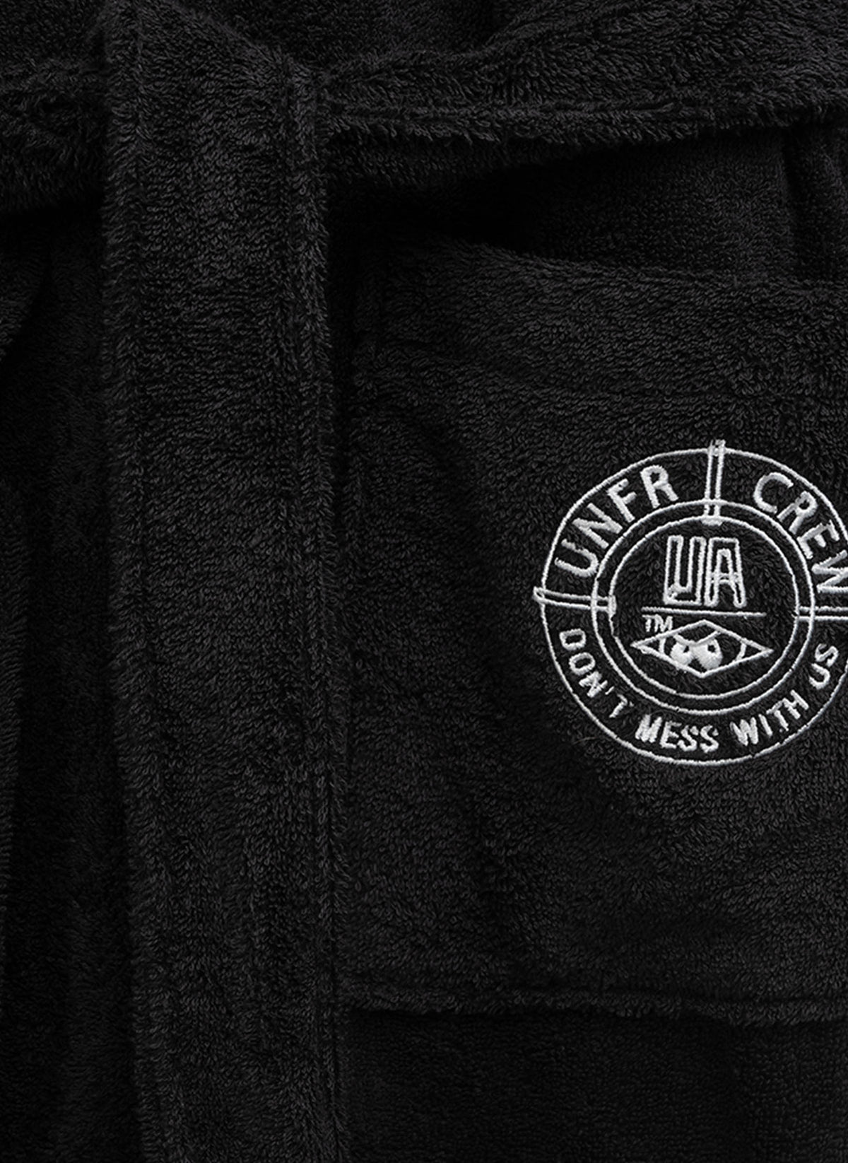 Anywhere Anytime Bathrobe - Black