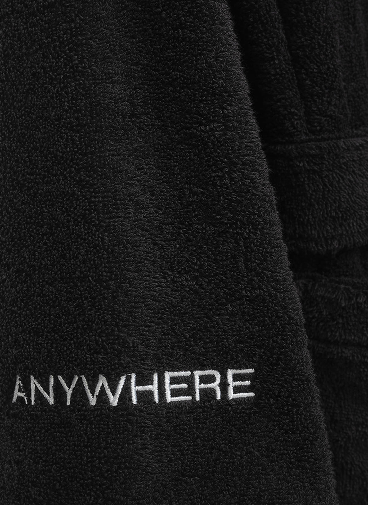 Anywhere Anytime Bathrobe - Black