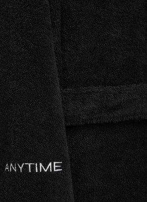 Anywhere Anytime Bathrobe - Black