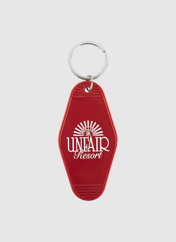 Resort Room Keychain - Burgundy