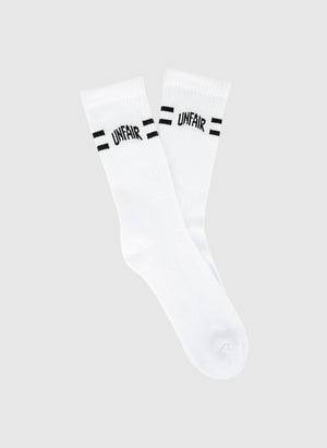 Striped Socks - White (2 Pack)