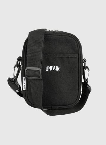 Curved Shoulder Bag - Black