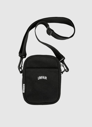 Curved Shoulder Bag - Black