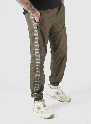 Curved Tape Trackpants - Olive