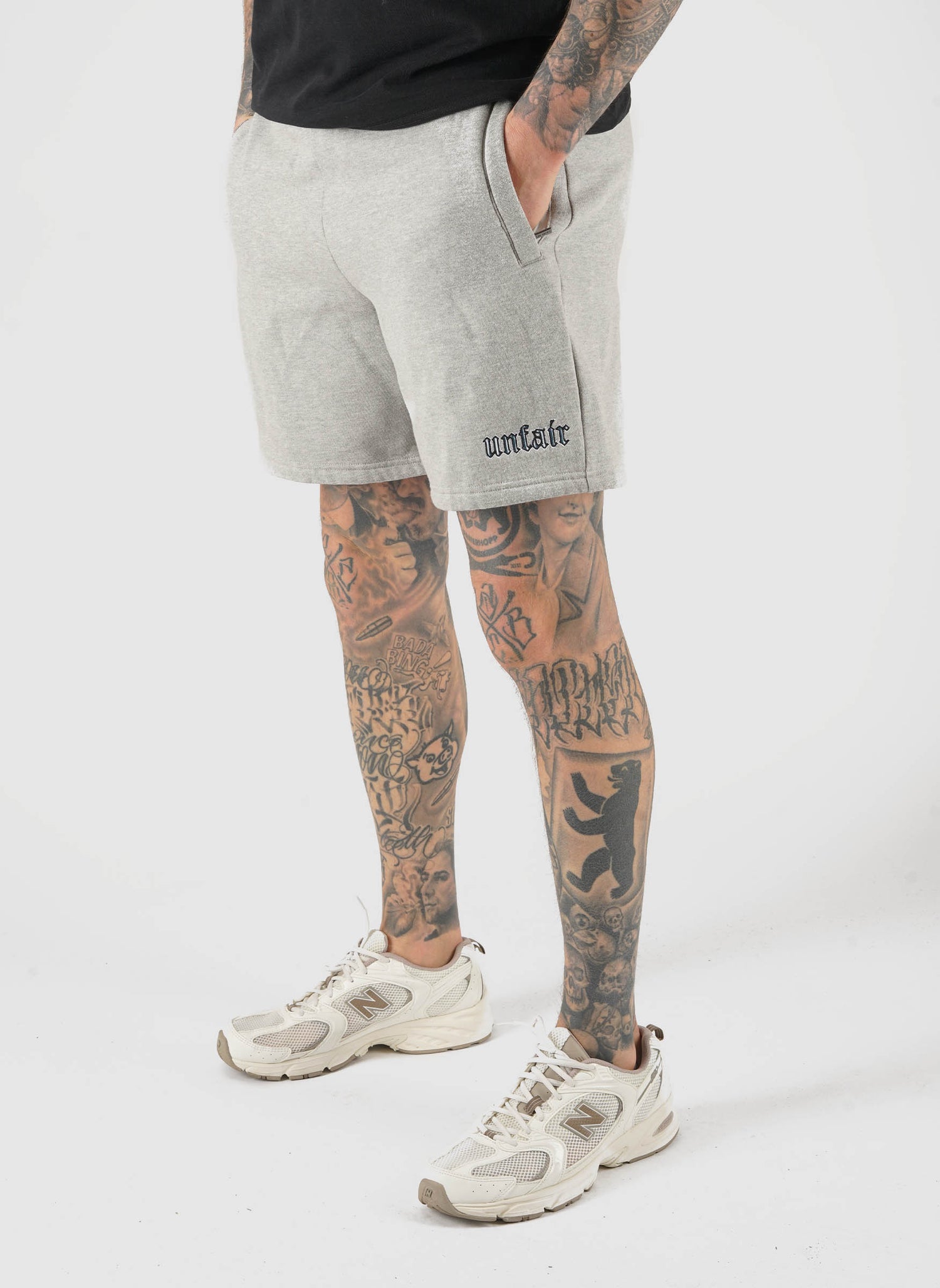 Paul 96 Sweat Shorts - Grey Melange