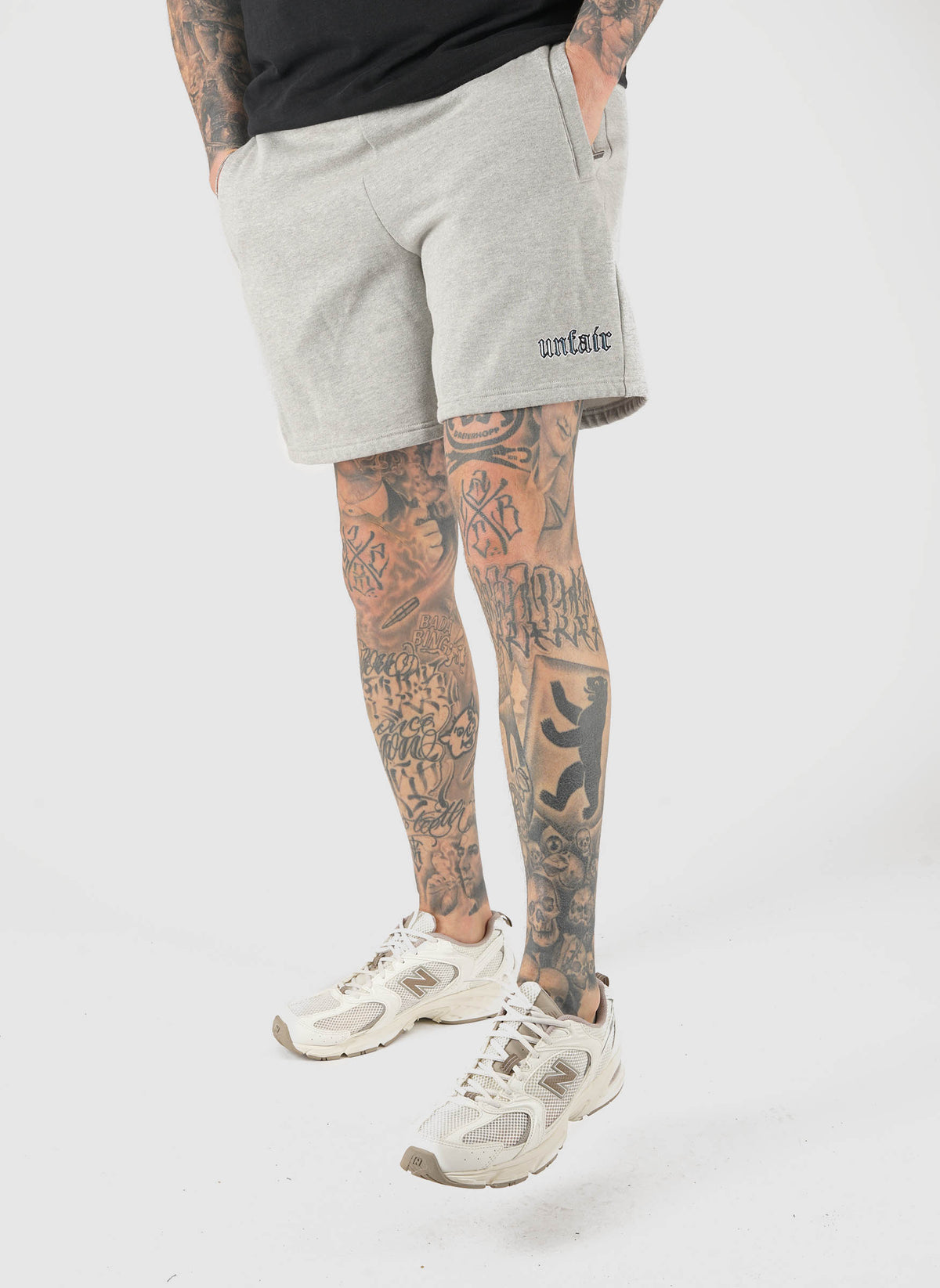 Paul 96 Sweat Shorts - Grey Melange