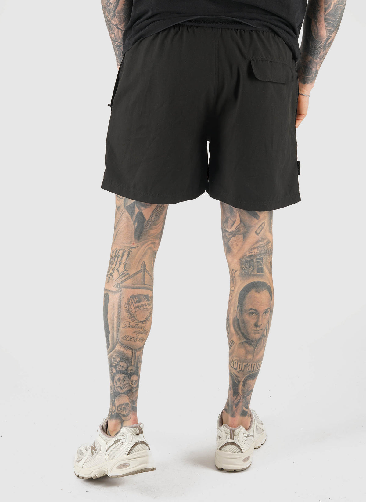 Water Effect Shorts - Black