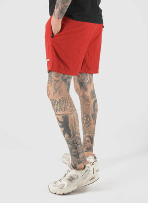 Water Effect Shorts - Burgundy