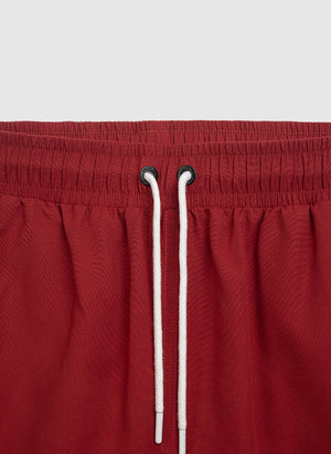 Water Effect Shorts - Burgundy