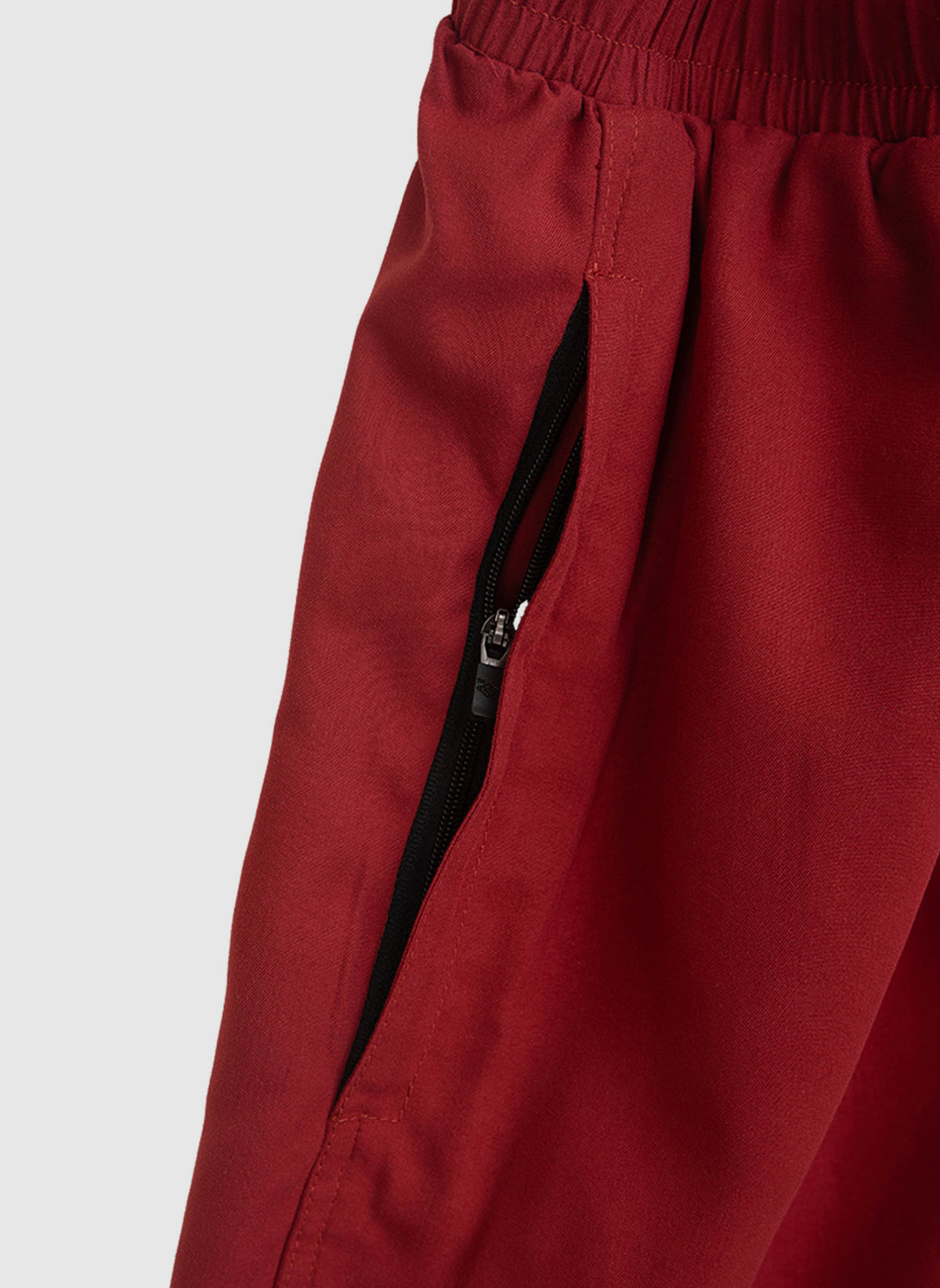 Water Effect Shorts - Burgundy