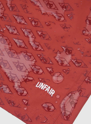 Water Effect Shorts - Burgundy