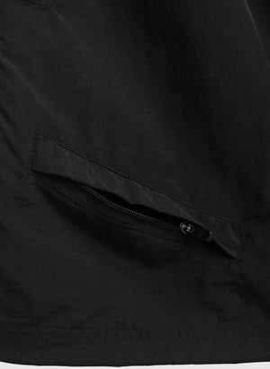 Curved Coin Pocket Shorts - Black