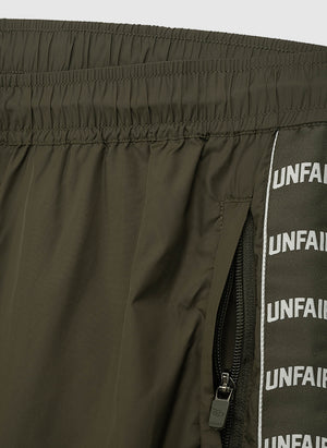Curved Tape Trackpants - Olive