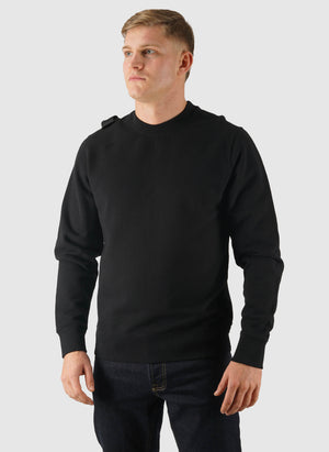 Core Crew Sweatshirt - Jet Black