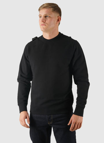 Core Crew Sweatshirt - Jet Black