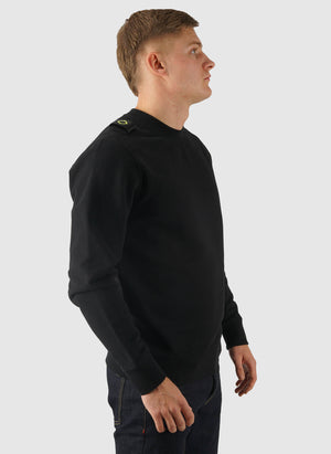 Core Crew Sweatshirt - Jet Black