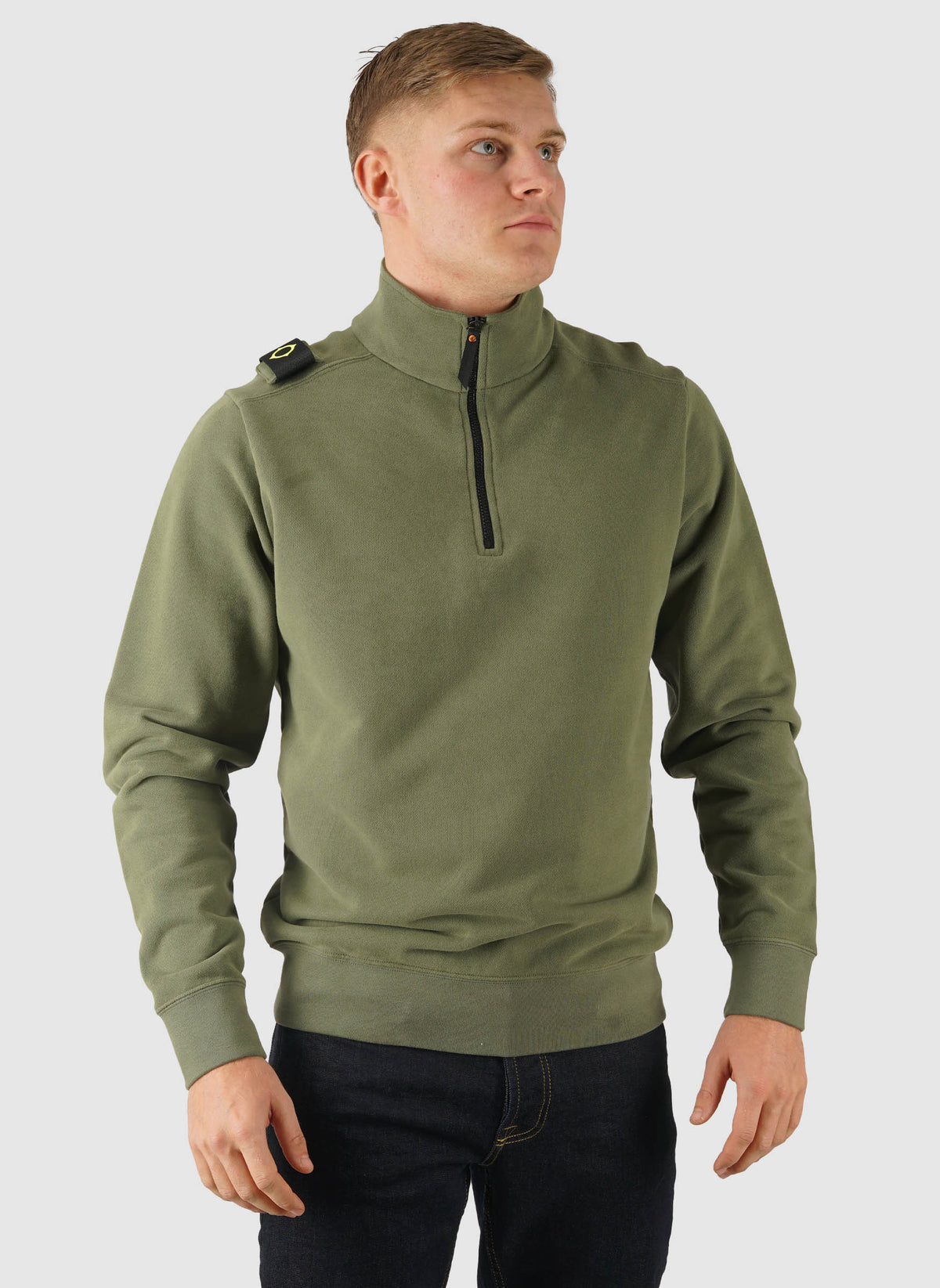 Core 1/4 Zip Sweatshirt - Bronze Green