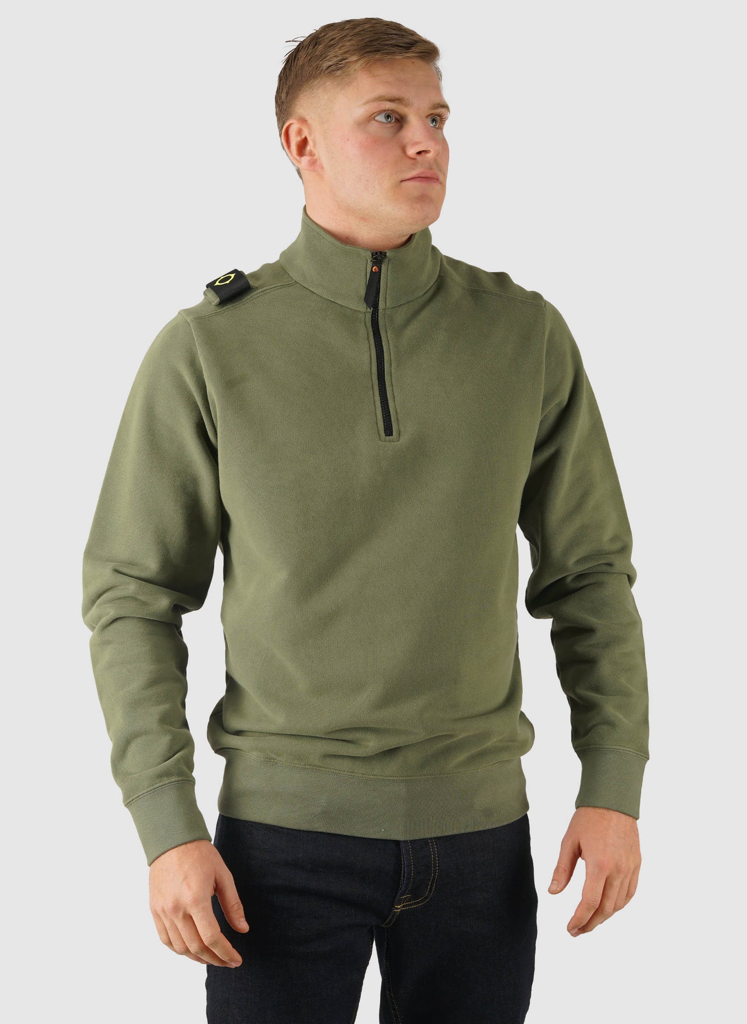 Core 1/4 Zip Sweatshirt - Bronze Green