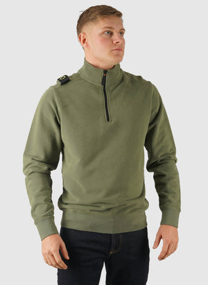 Core 1/4 Zip Sweatshirt - Bronze Green
