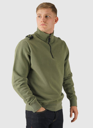 Core 1/4 Zip Sweatshirt - Bronze Green