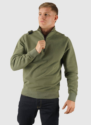 Core 1/4 Zip Sweatshirt - Bronze Green